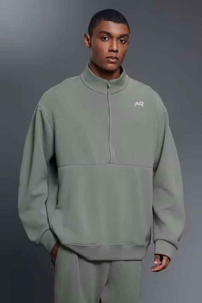 Oversized Outdoor Zip-Up Sweater
