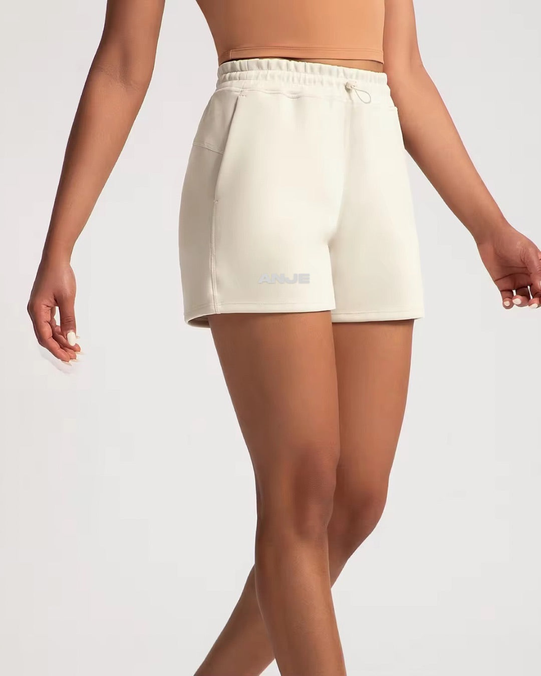 High Waist Adjustable Shorts ANJE REBEL