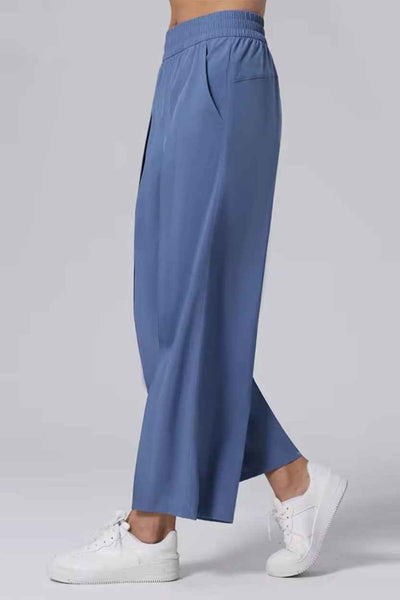 Athleisure Straight-Cut Pants