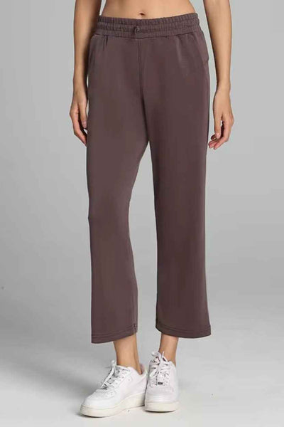 Relaxed-Fit 3/4 Straight-Cut Pants