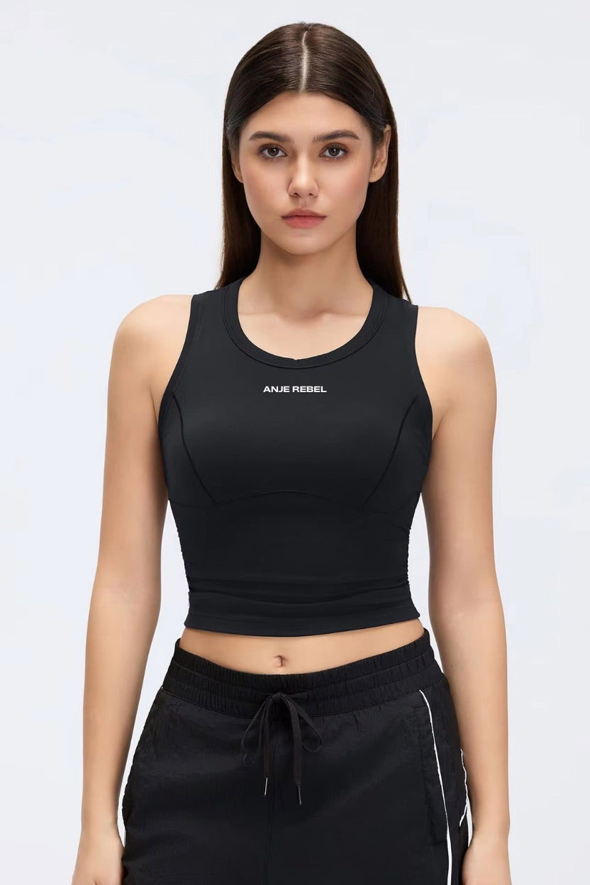 Full Coverage Cropped Tank Top ANJE REBEL