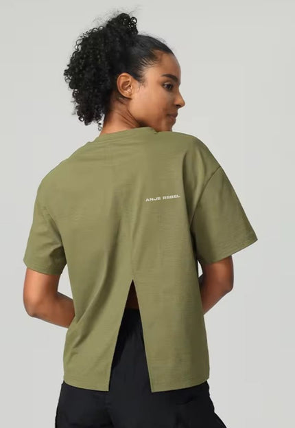 Relaxed Fit Split Design Shirt ANJE REBEL