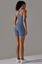 Knitted Supportive Sports Bra and Short Tights Set ANJE REBEL