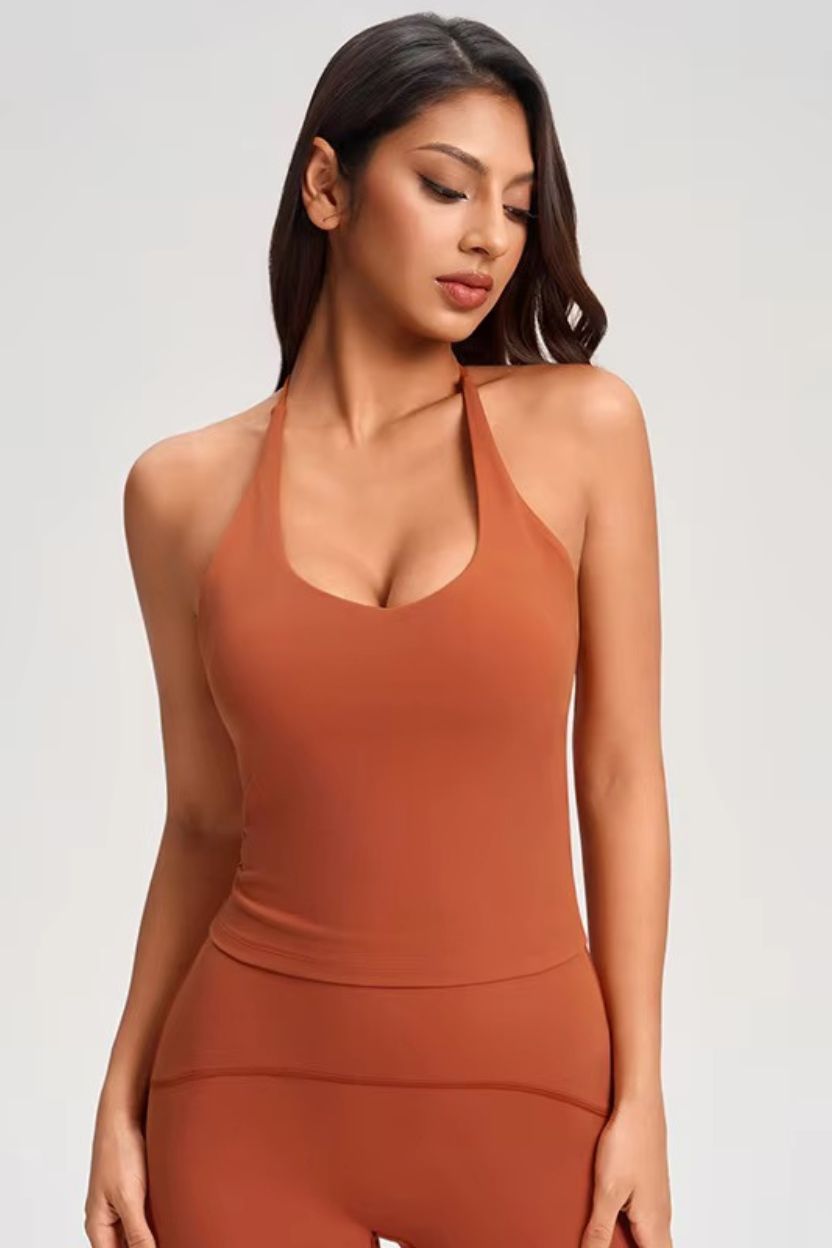 Halter-Neck Bareback Tank Top ANJE REBEL