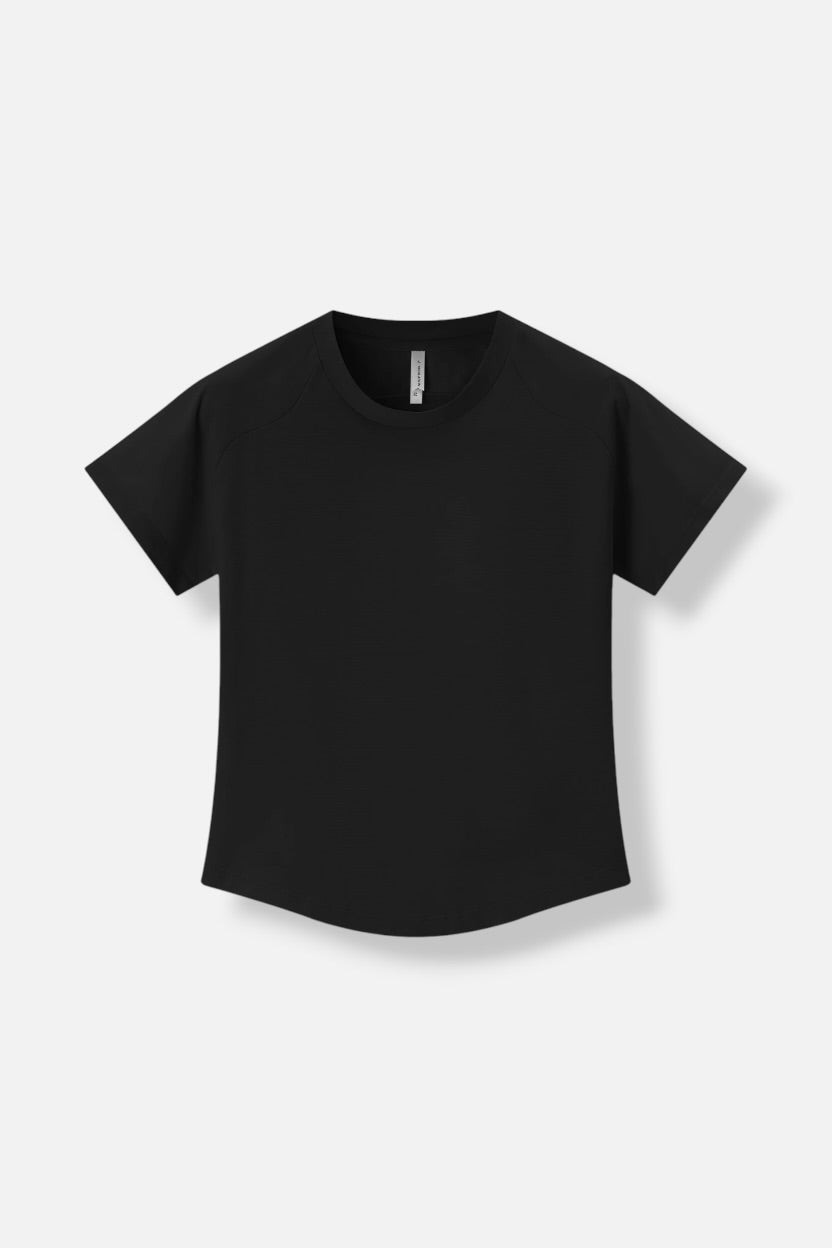 Shapely Ice-Cool Waist Cinched Active Shirt ANJE REBEL