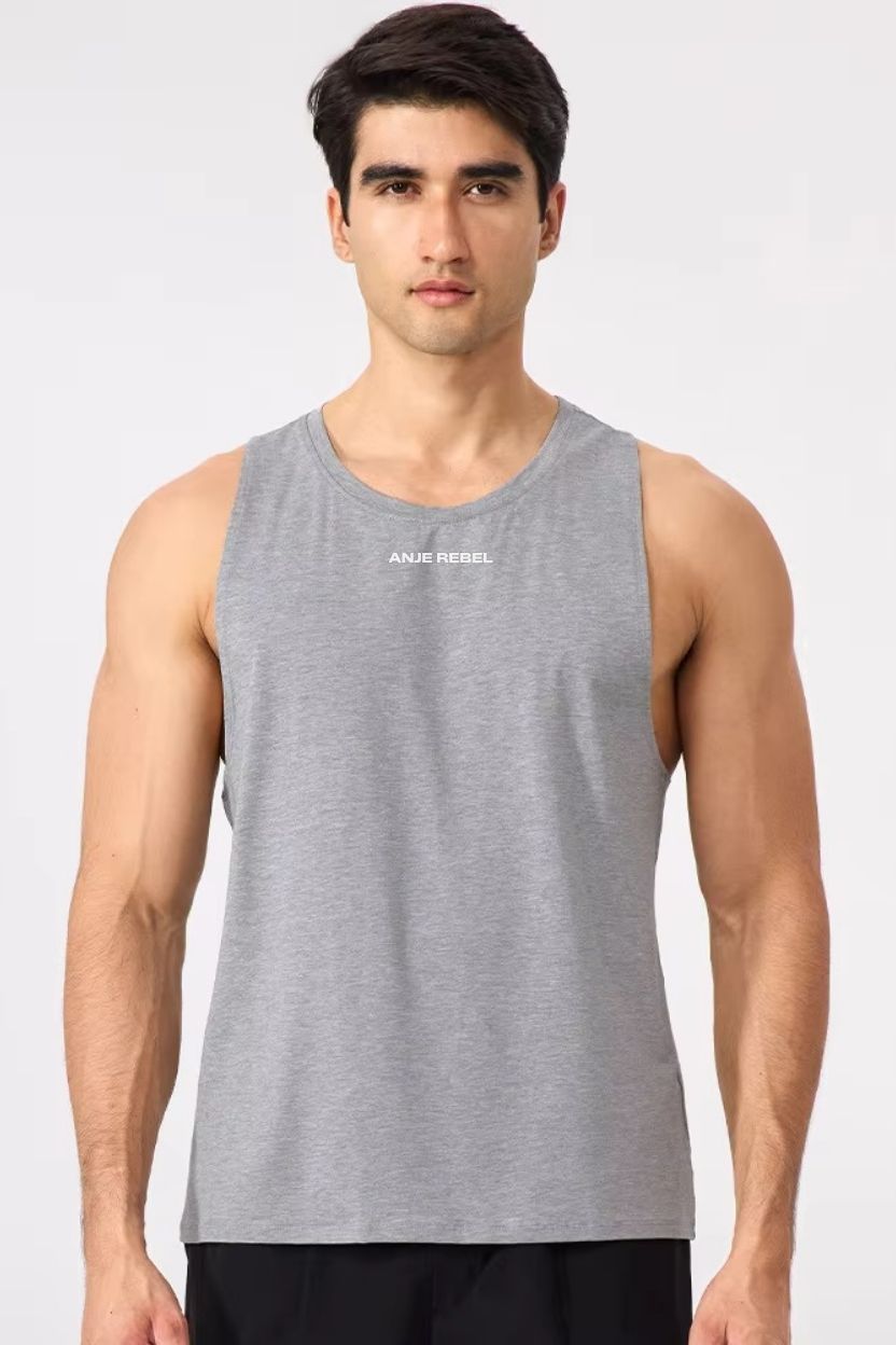 Relaxed Fit Gym Workout Tank Top ANJE REBEL