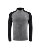 Grey with black