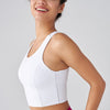 Double Impact Cropped Sports Bra - ANJE REBEL