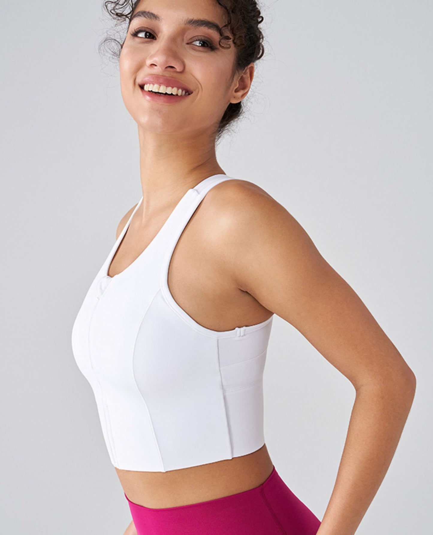 Double Impact Cropped Sports Bra - ANJE REBEL