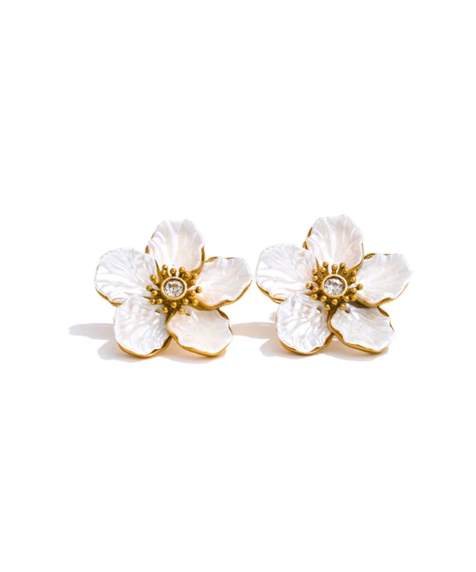 grande fleur earrings ANJE REBEL