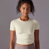 ANJE REBEL Knitted Cropped Shirt ANJE REBEL