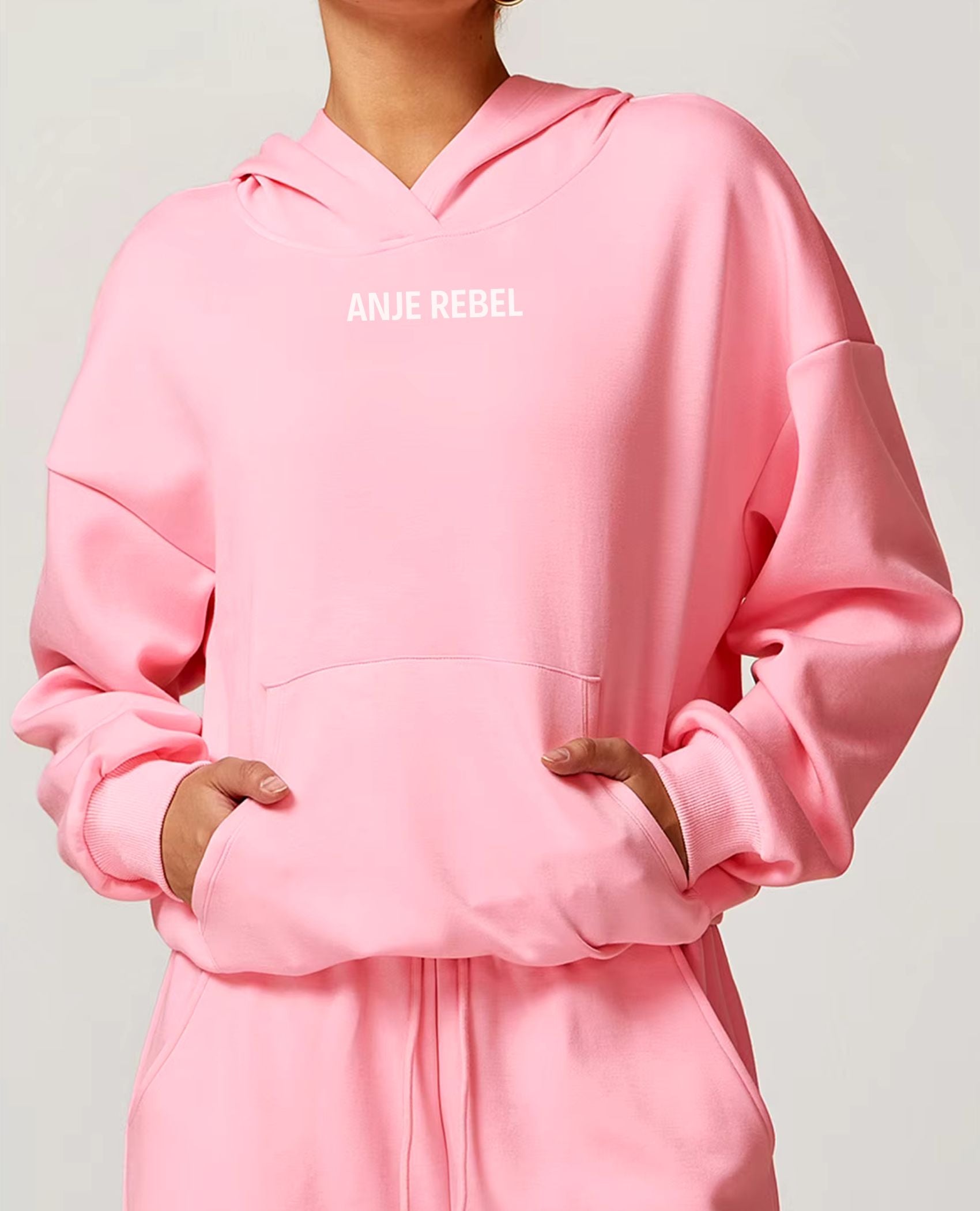 Pima Cotton Hooded Sweatshirt - ANJE REBEL