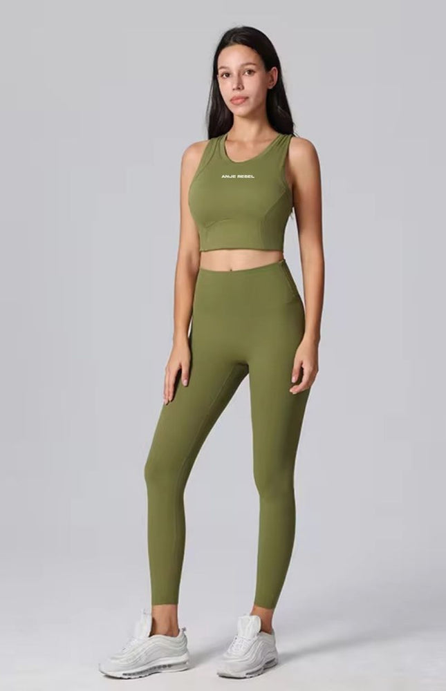 Functional CrossFit Cropped Tank Top ANJE REBEL