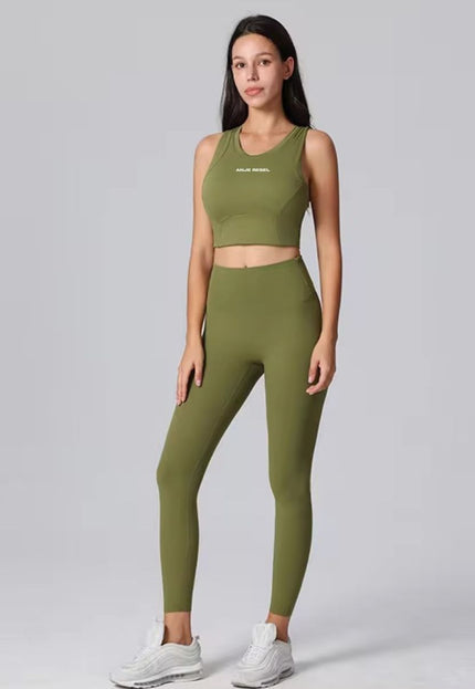 Functional CrossFit Cropped Tank Top ANJE REBEL
