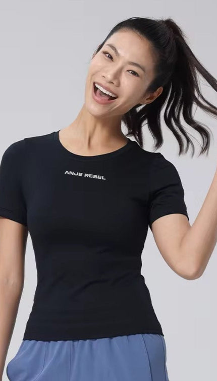 SlimFit Women Gym Shirt ANJE REBEL