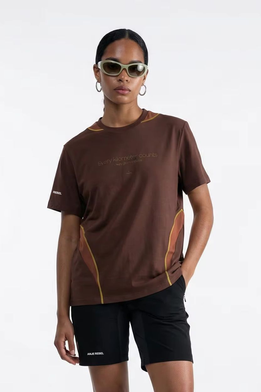 Running Sweat-Wicking Active Shirt ANJE REBEL