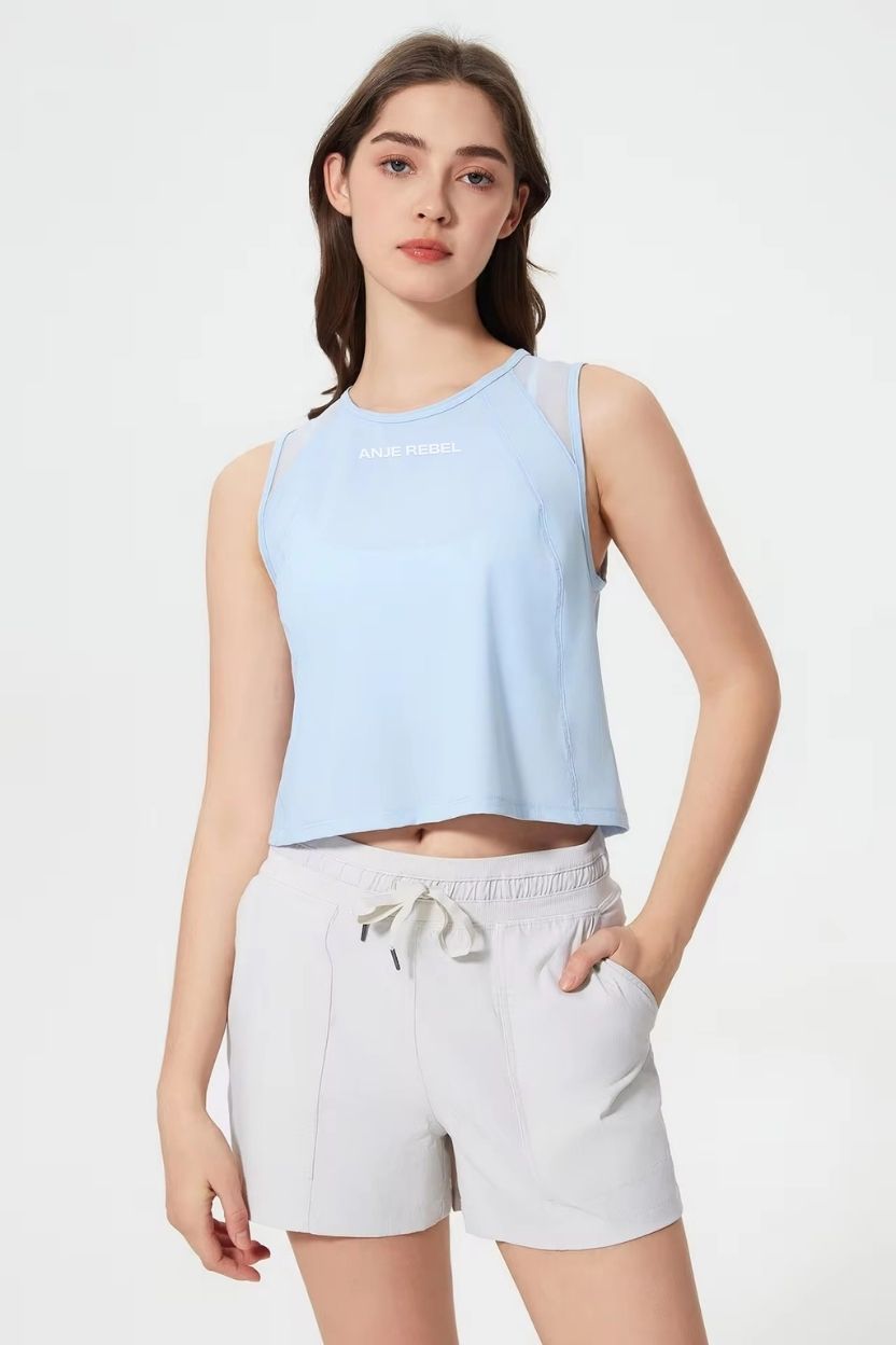 Ultra Lightweight Cropped Tank Top ANJE REBEL