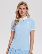 Collared Short Sleeves Tennis Shirt ANJE REBEL