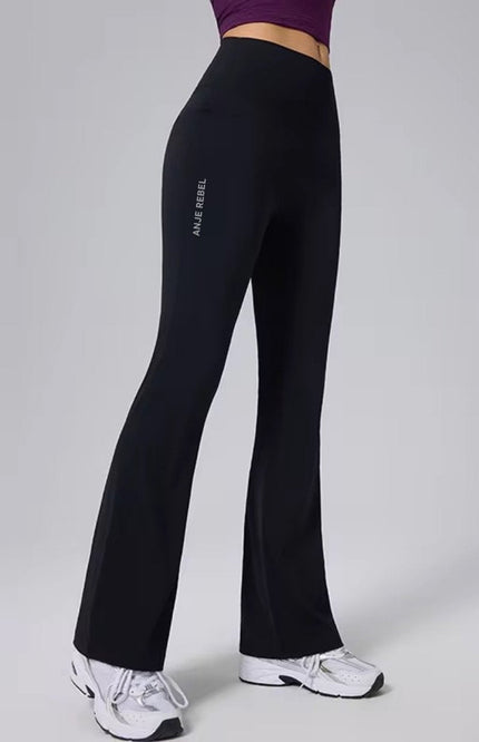 SlimFit Flared High-Waist Pants ANJE REBEL