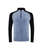 Light blue with black
