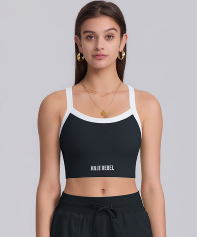 Women's Buckle Back Support Cropped Tank Top