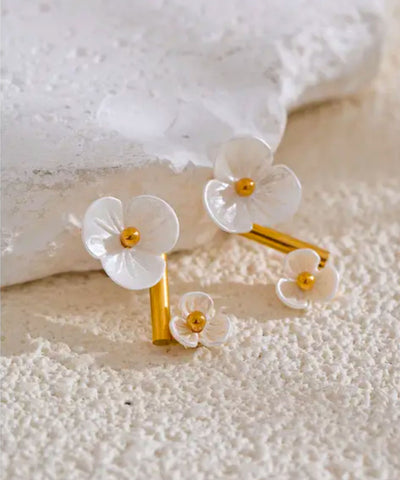 ANJE REBEL fleur et branche EARRINGS ANJE REBEL