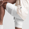 Bombardier 2-In-1 Sweatwicking Active Shorts - ANJE REBEL