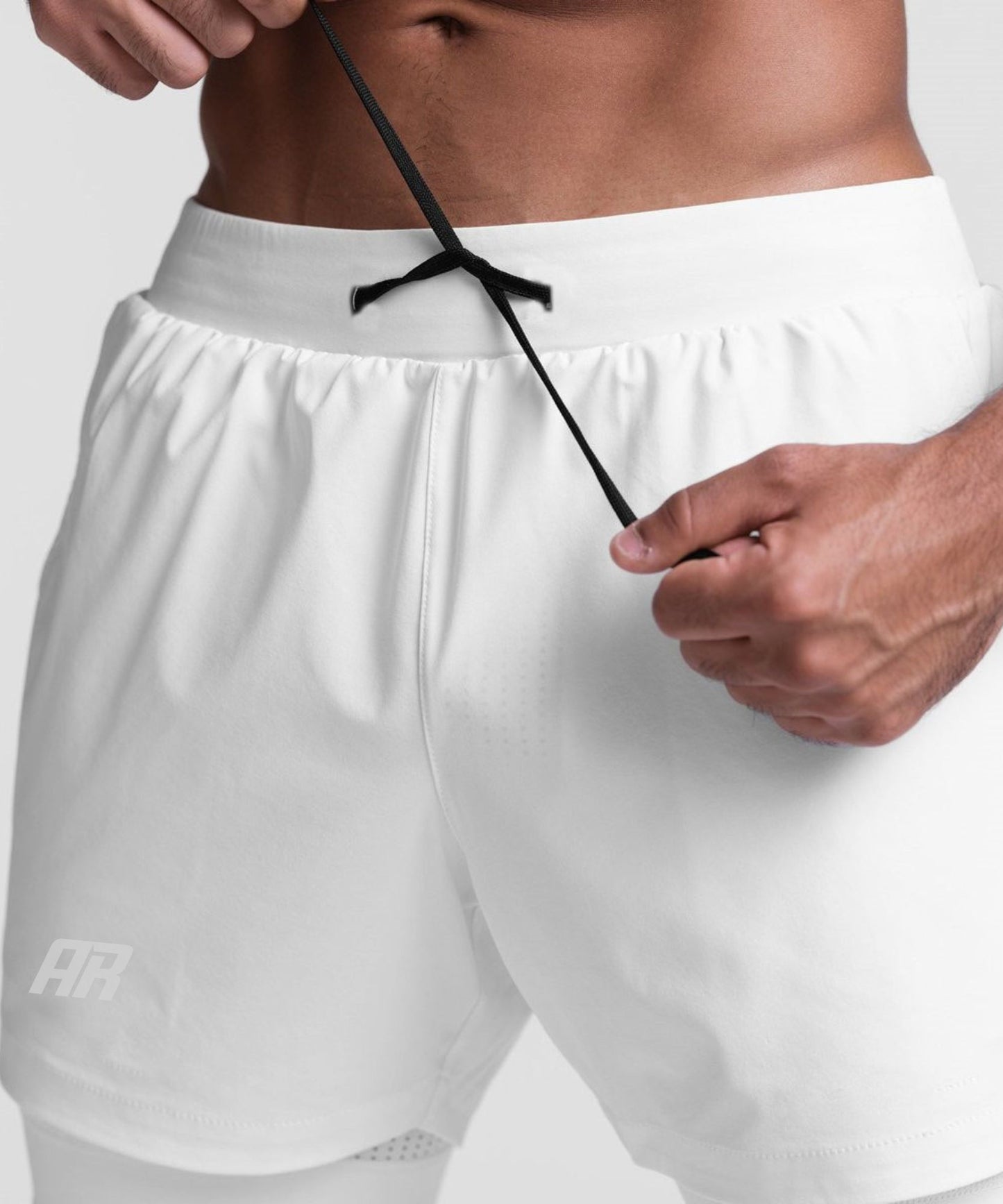 Bombardier 2-In-1 Sweatwicking Active Shorts - ANJE REBEL