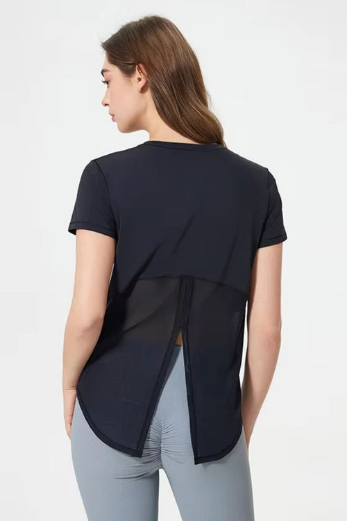Versatile Relaxed-Fit Yoga Blouse ANJE REBEL