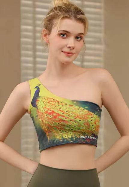 Limited Edition Handprinted Tonga Bra Top ANJE REBEL