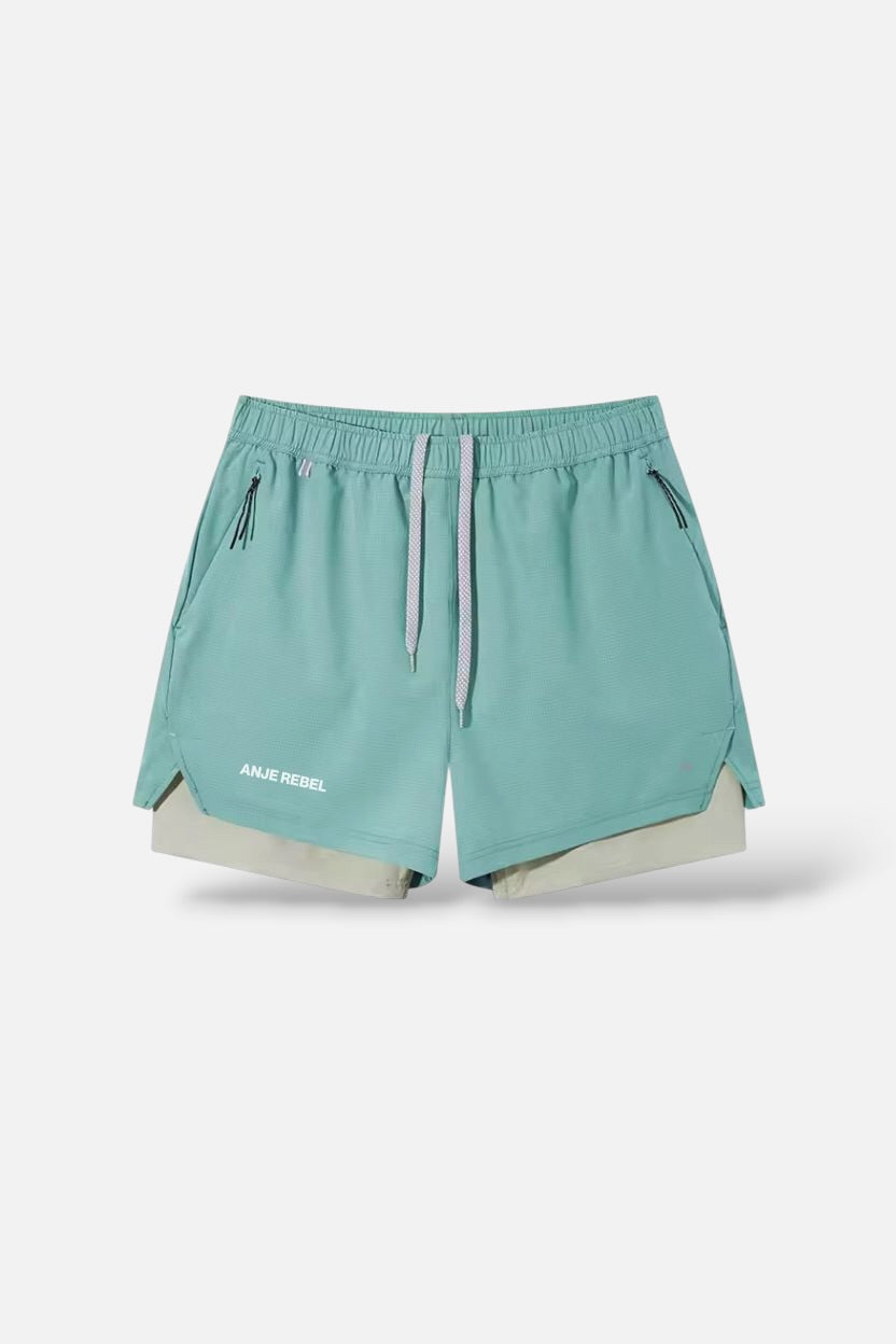 Breathable 2-in-1 Active Shorts ANJE REBEL