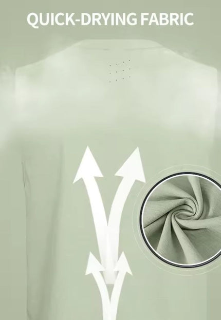 Lightweight Organic Cotton Gym Vest ANJE REBEL