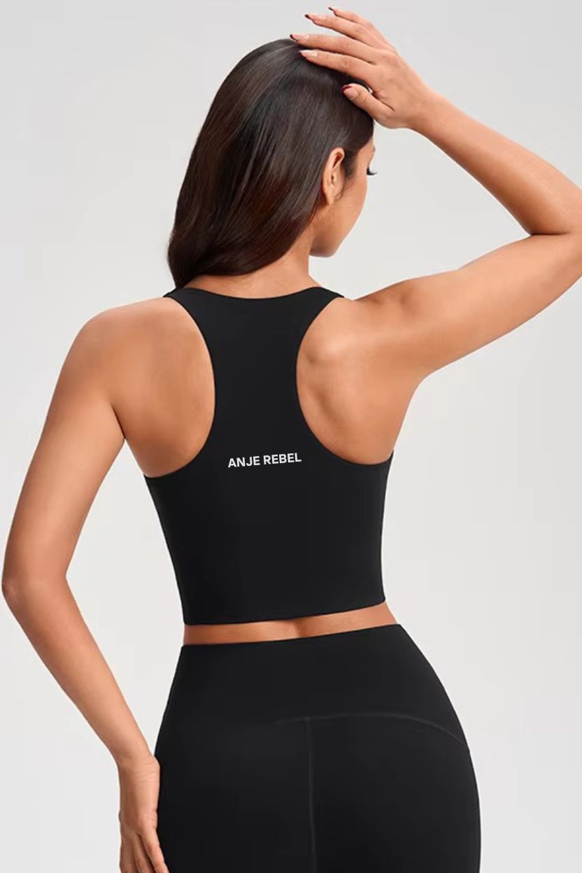 Cropped Racerback Tank Top ANJE REBEL