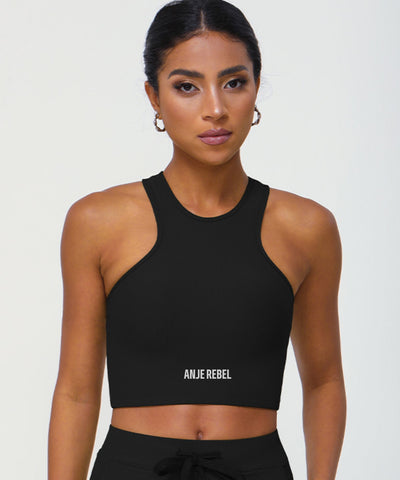 Women's Halterneck Cropped Sports Bra