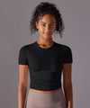 ANJE REBEL Knitted Cropped Shirt ANJE REBEL