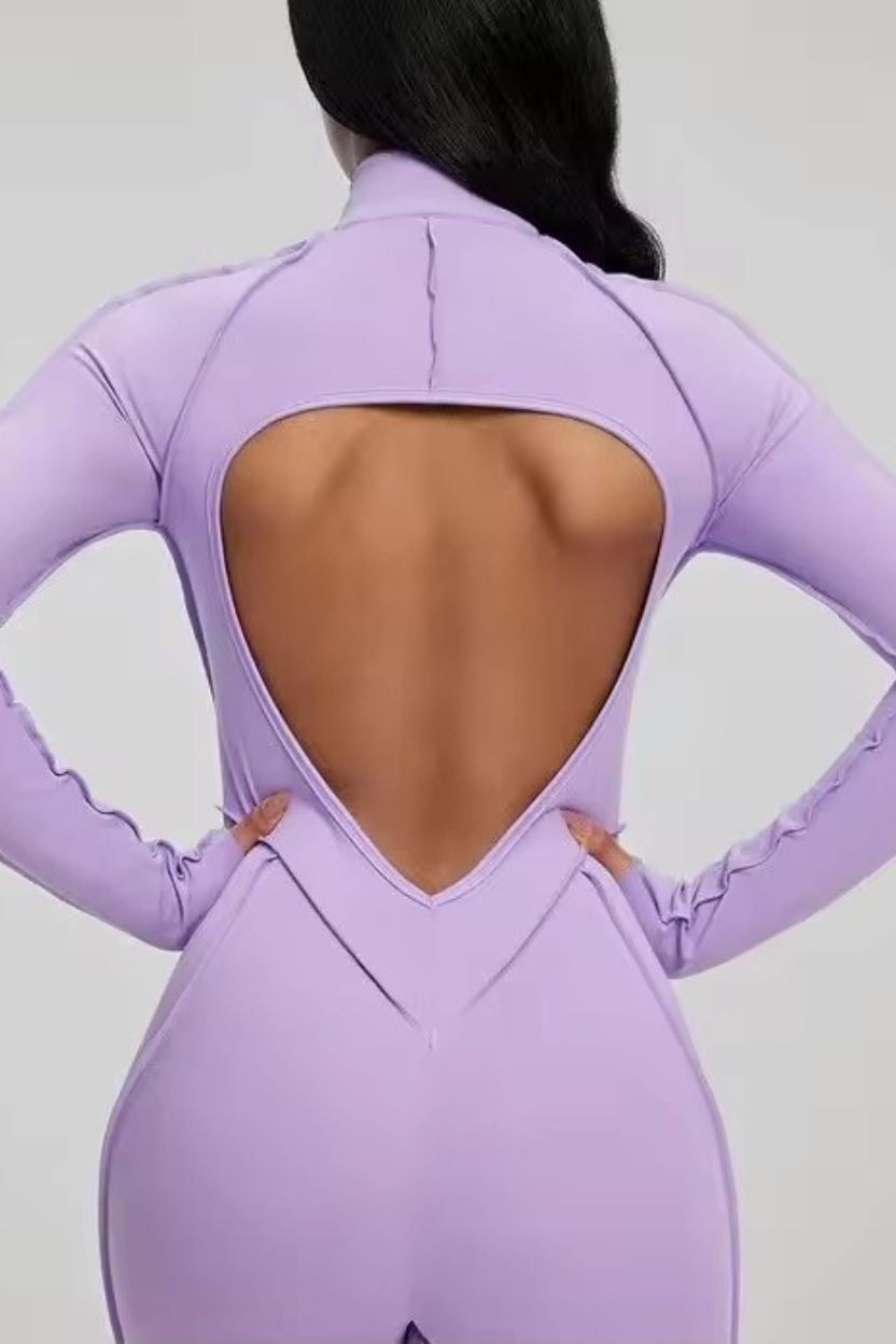 Ski Inspired Zip-Up Full Jumpsuit - ANJE REBEL