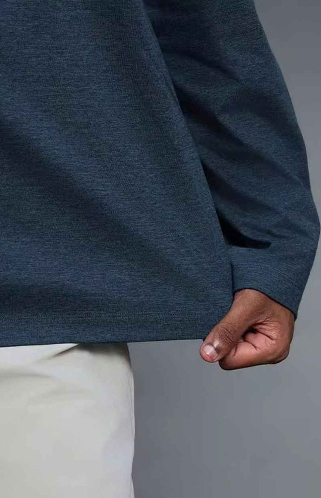Breathable Pullover Zip-Up Sweater