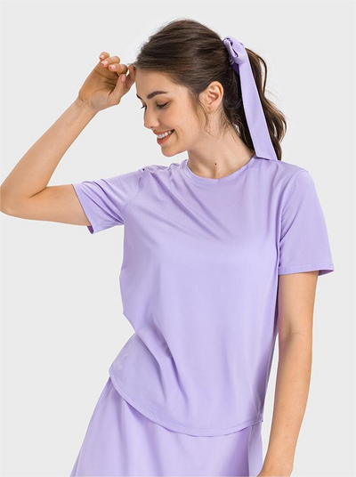 Lightweight Dry-Fast Yoga T-Shirt