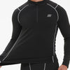 Sweatwicking Half-Zipper Running Long Sleeves Shirt - ANJE REBEL