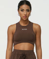 Women's Halterneck Cropped Tank Top