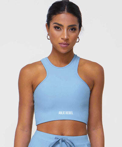 Women's Halterneck Cropped Sports Bra