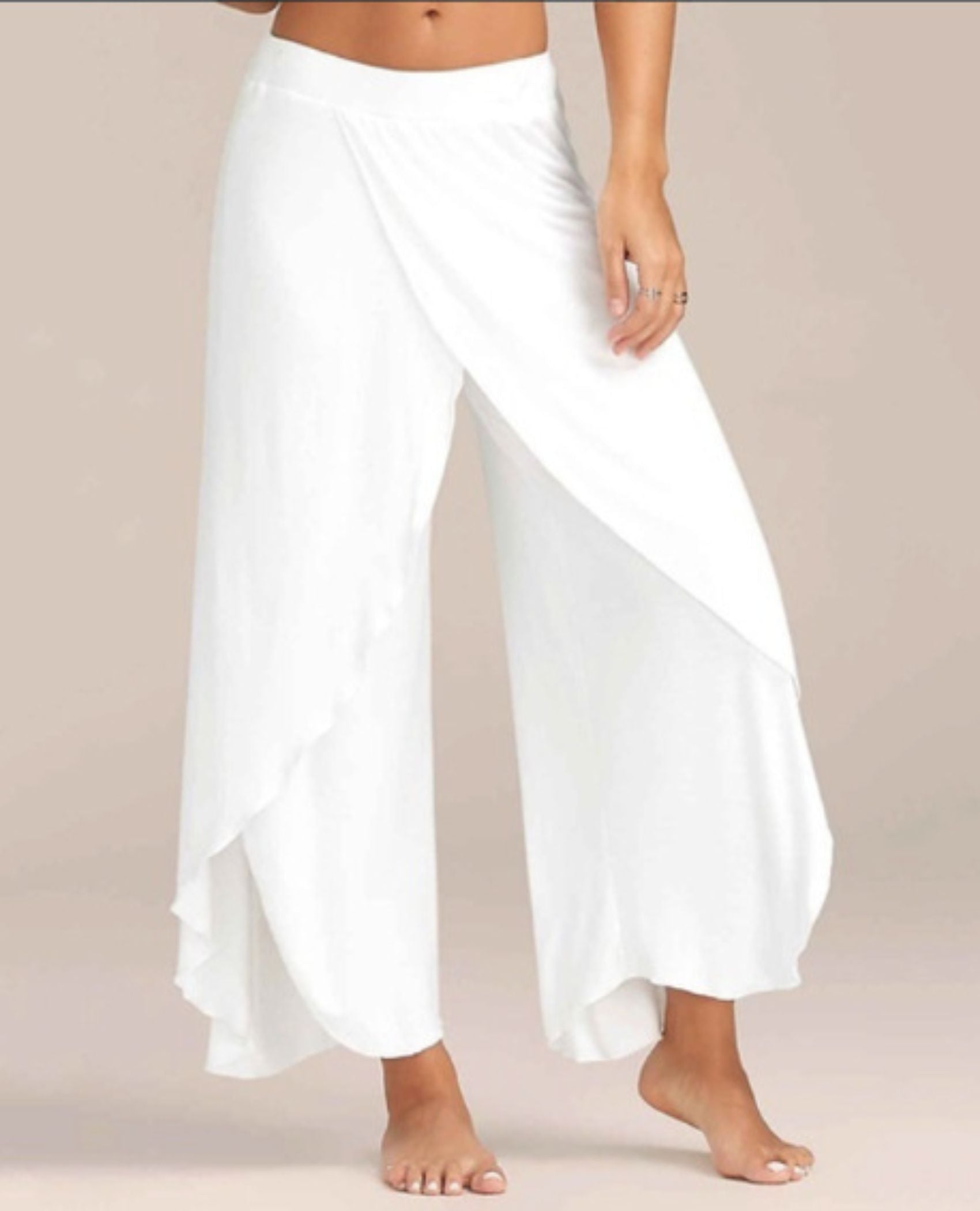 Flowy Yoga Slit Baggy Pants ANJE REBEL