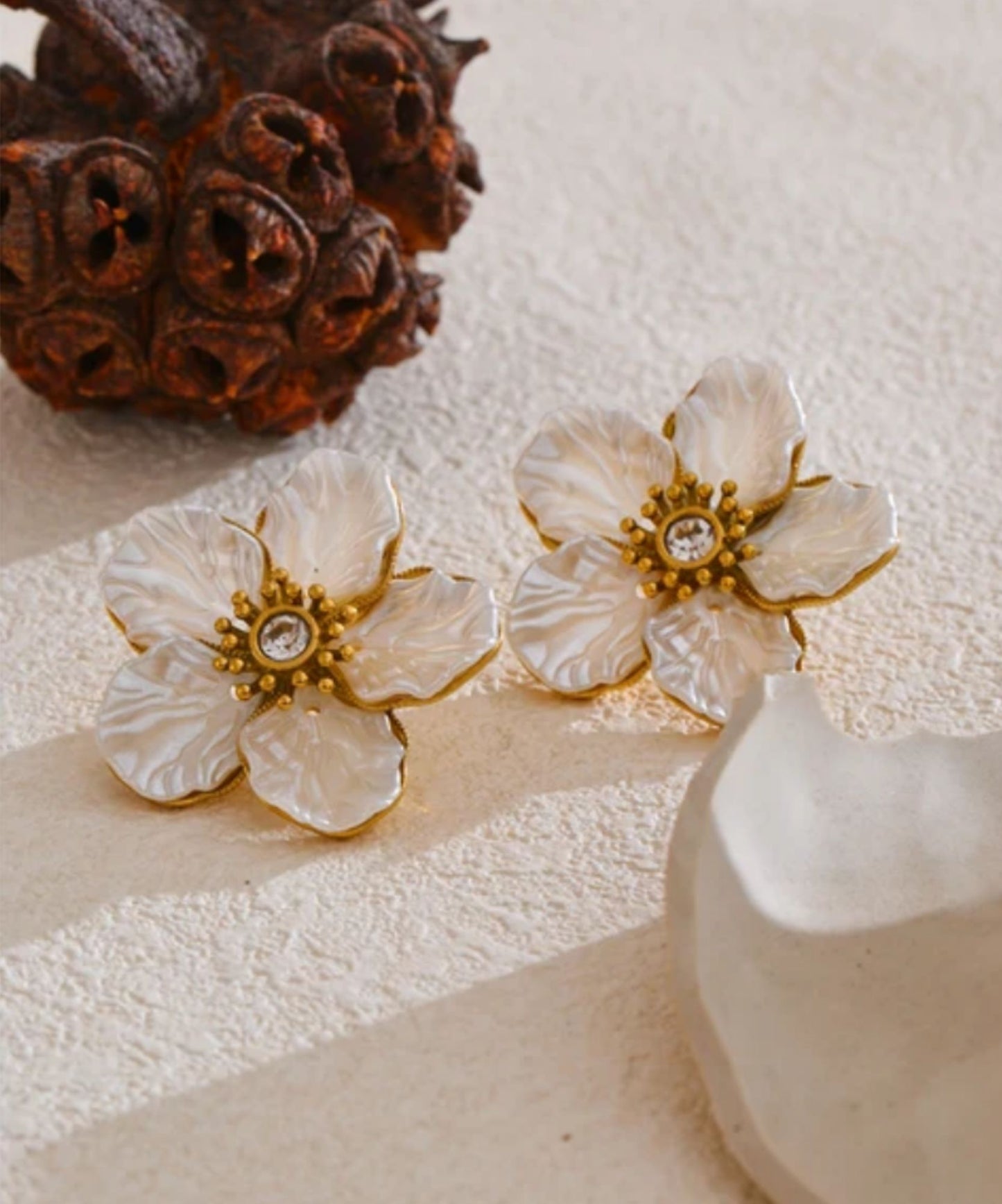 grande fleur earrings ANJE REBEL