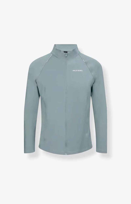 Breathable High Collar Zip Up Jacket