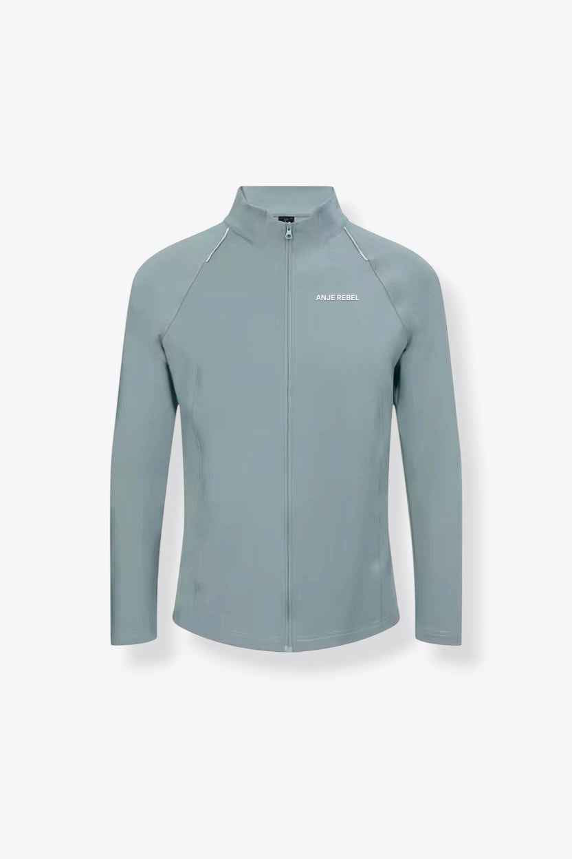Breathable High Collar Zip Up Jacket ANJE REBEL