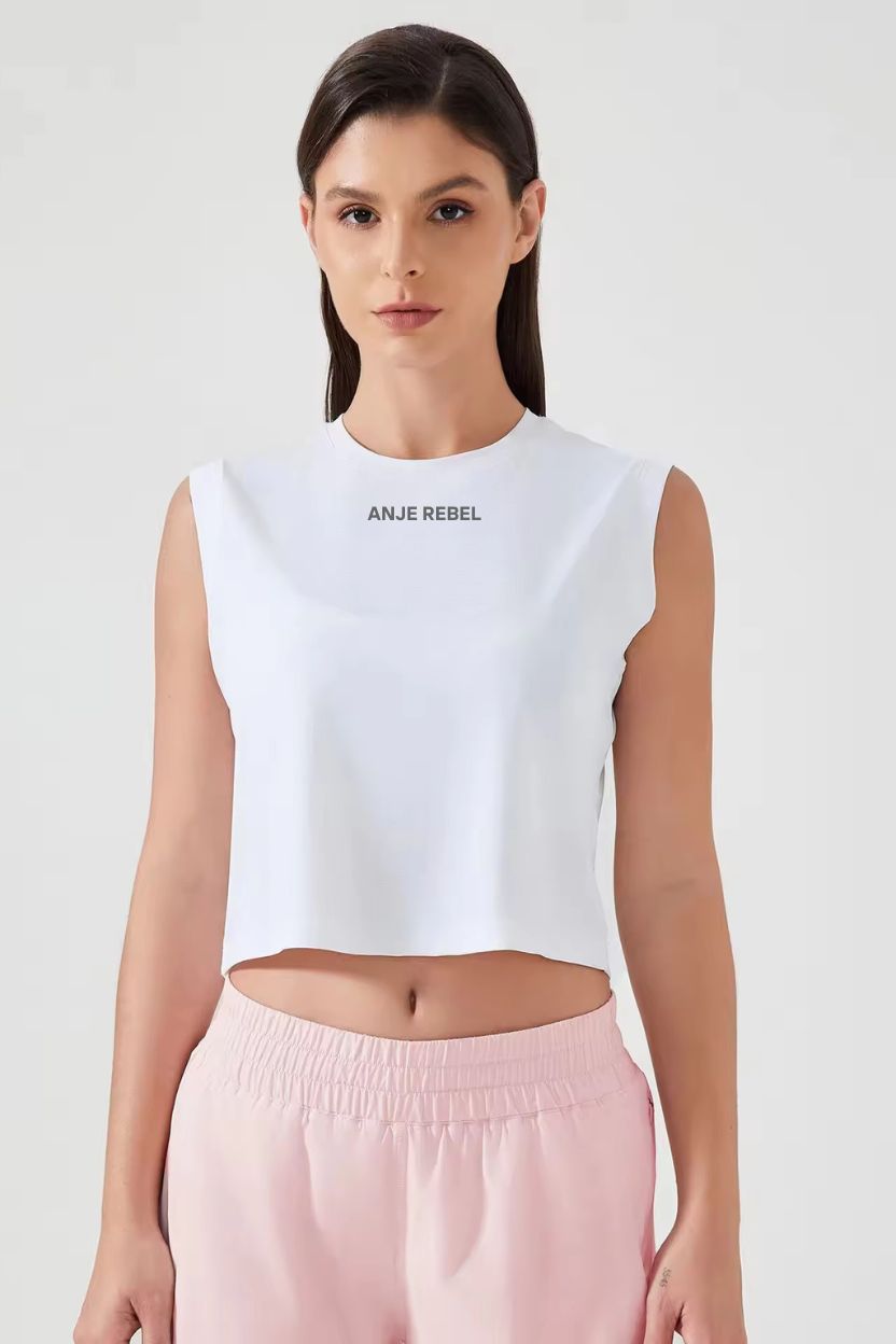 Cool-Touch Loose Fit Cropped Tank Top ANJE REBEL