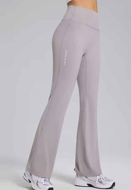 SlimFit Flared High-Waist Pants
