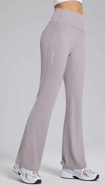 SlimFit Flared High-Waist Pants