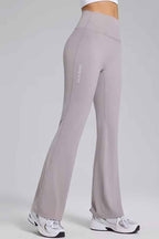 SlimFit Flared High-Waist Pants
