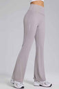 SlimFit Flared High-Waist Pants